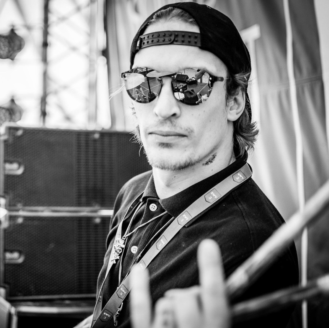 Band performing live on stage